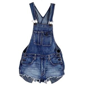American Eagle Shorts Denim Overalls SZ XS
